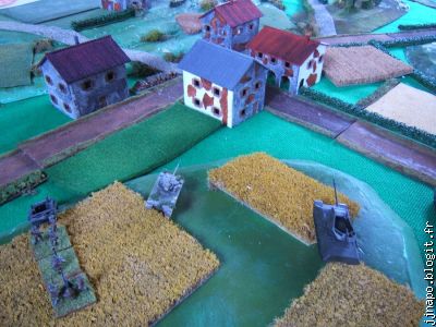 Les chars US . Les maisons sont de Fred (9  pièce)