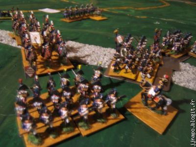 L'audacieuse charge saxonne contre l'infanterie française, qui rigole