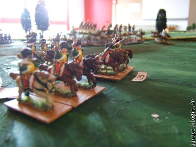 Les hussard français ont senti le Teuton. Ils lancent la charge