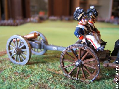 A l'arrière, les artilleurs les plus peinards