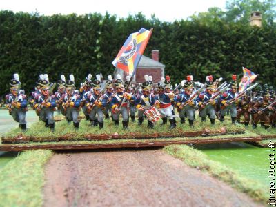 L'infanterie de ligne portugaise en barretina (figurines Front Rank)