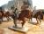 Les Horse Guards en train de s'habiller à grands coups de pinceau