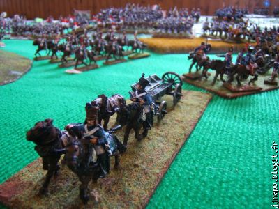 Un train d'artillerie français en plein boulot