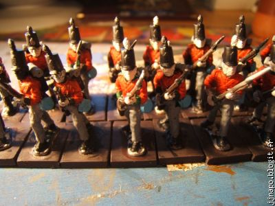 Les Hanovriens étaient habillés avec de vieux uniformes anglais