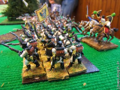 Les grenadiers allemands placés sous les ordres du général Clochepied