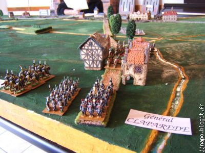 L'infanterie légère de la brigade Claparède monte à l'assaut