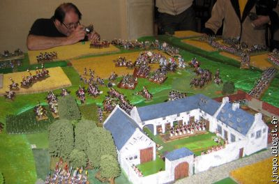 La ferme de la Haye Sainte, bourrée de KGL avinés