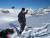 Le même biffin affronte les cosaques avec son sabre spécial neige