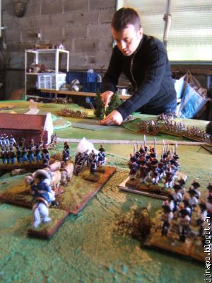 Stéphane part vaillamment à l'assaut