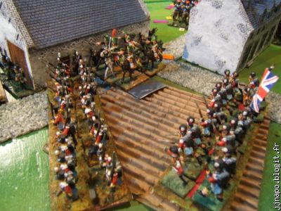 Les cavaliers en déroute contactent les Anglais. Ils sont prisonniers