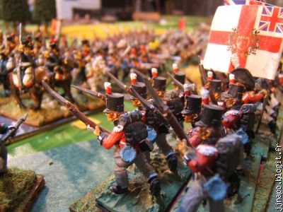 Le 58th Line infantry face aux franchouillards