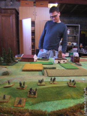 JP dispose ses panzer-grenadiers, pour la défense d'un village