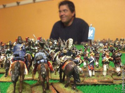 Les premiers chocs, sous l'oeil du général Michel du Cahos de Quercy