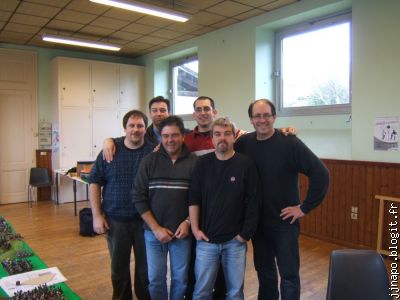 Les fous du Napo (de g à d.) : Fred, Xavier, Michel, Sebastien, JP,JJ