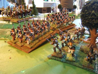 Les Français s'emparent d'un bois tenu par des Caçadores portugais