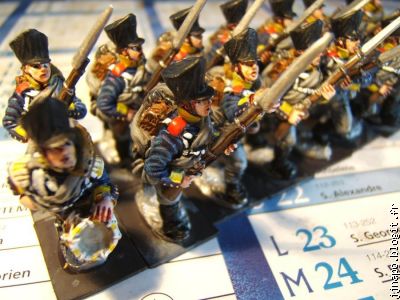 Epaulettes rouges, et col jaune symbolisant la Silésie