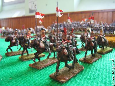 Les chevaux légers lanciers français en fourrageurs