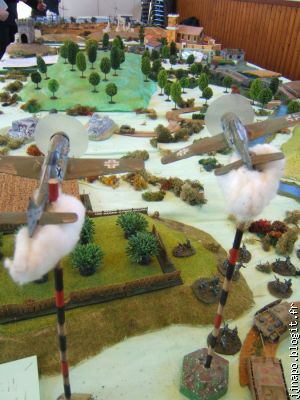 Au dessus des oliveraies, l'enfer se déclenche