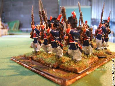 Les Espagnols, un peu désordonnés (figurines Old Glory)