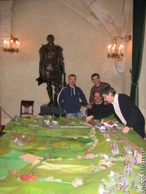 Au chateau de Pau, nous avons reconstitué la bataille d'Orthez