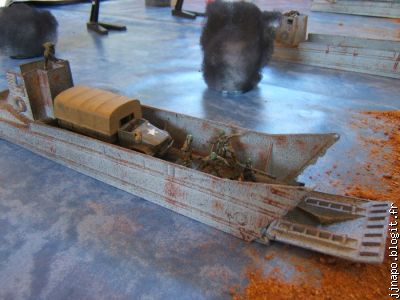 Une barge de débarquement.